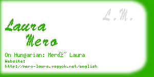 laura mero business card